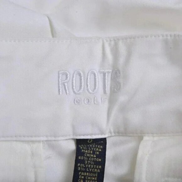 Roots Gold White Capri Pants Crop Size 0 - Picture 5 of 11